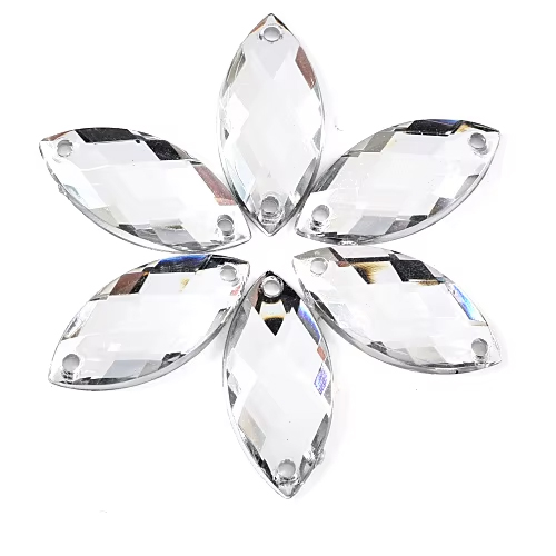 NAVETTE -Crystal, 9x18 mm - 2