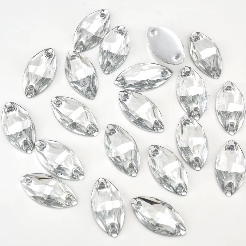 NAVETTE -Crystal, 9x18 mm