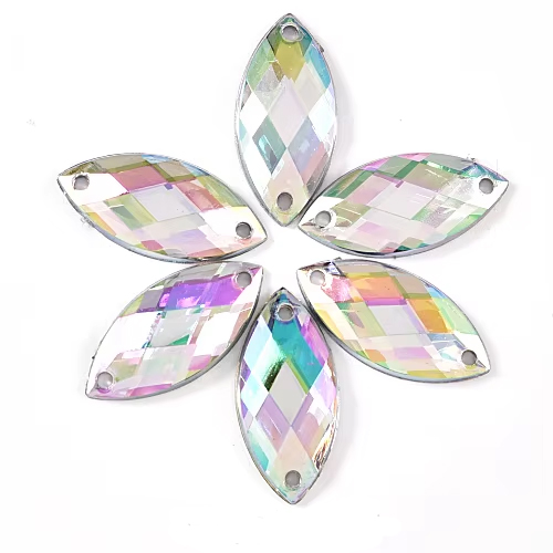 NAVETTE -Crystal AB, 9x18 mm - 2