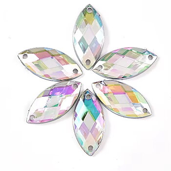 NAVETTE -Crystal AB, 9x18 mm
