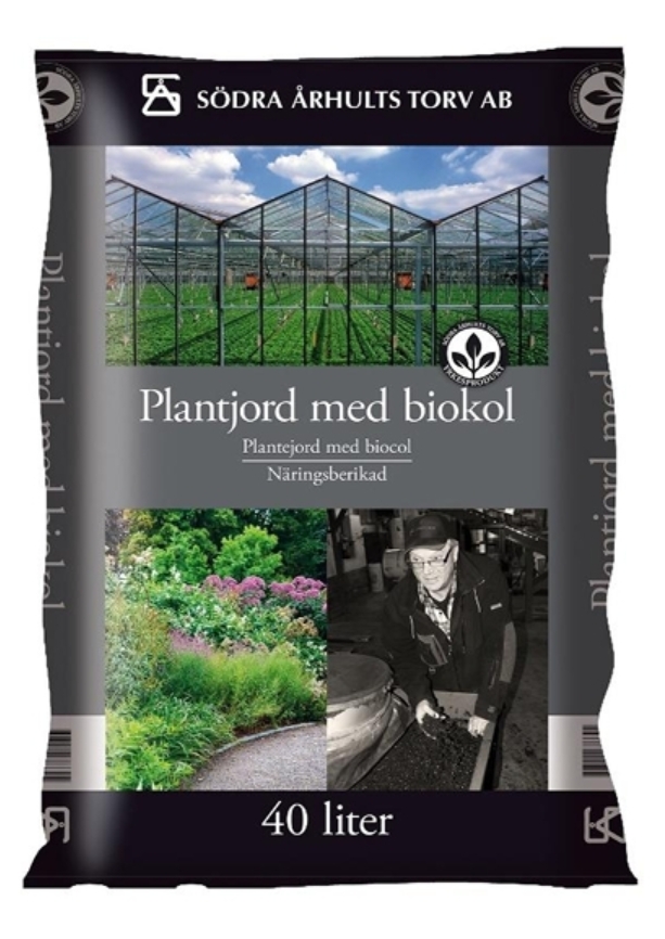 Yrkeskollektionen   Plantjord med biokol  40 Liter  Helpall: 45st