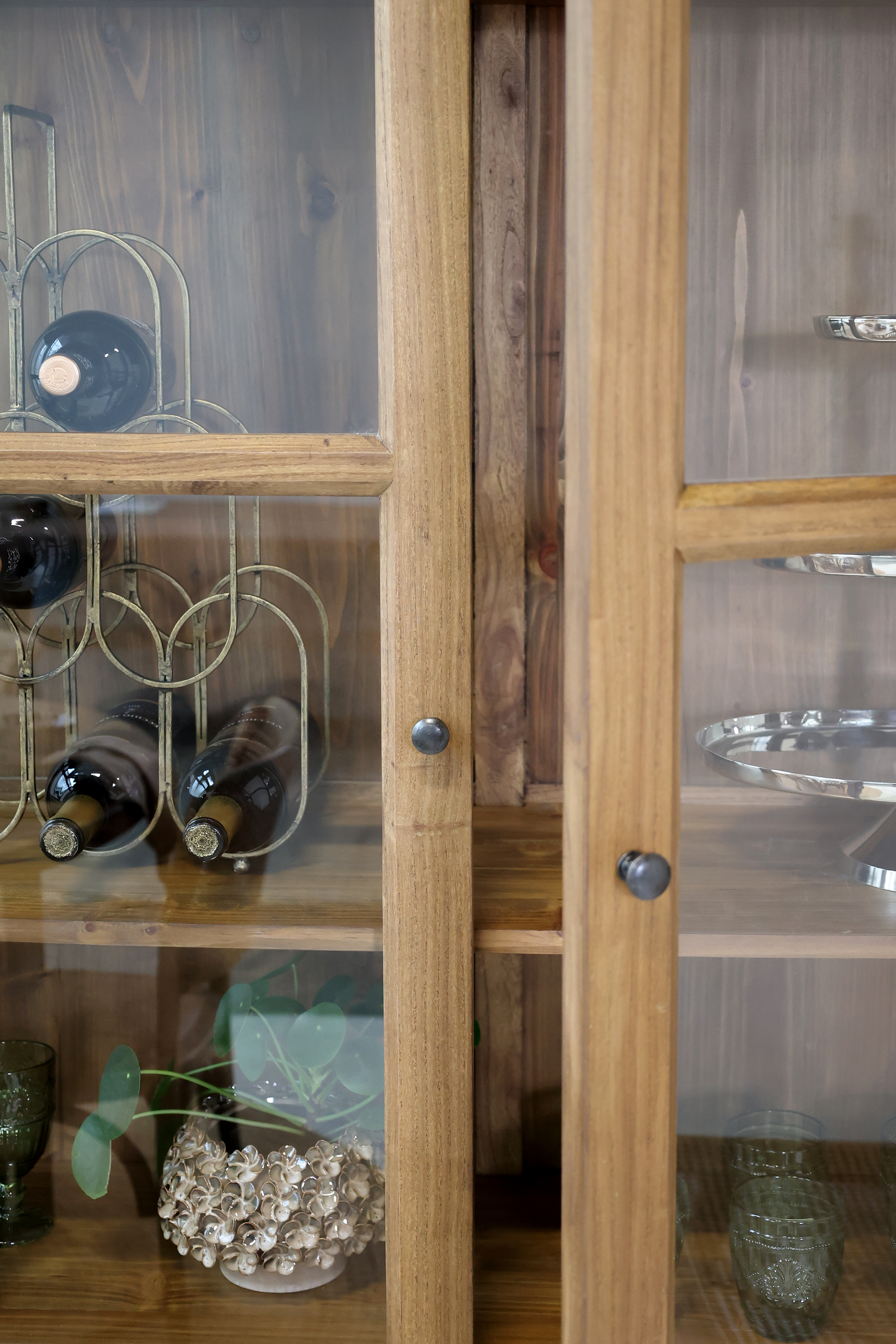 Marseille Display Cabinet - H196/L150/B40 cm - Natural - 4