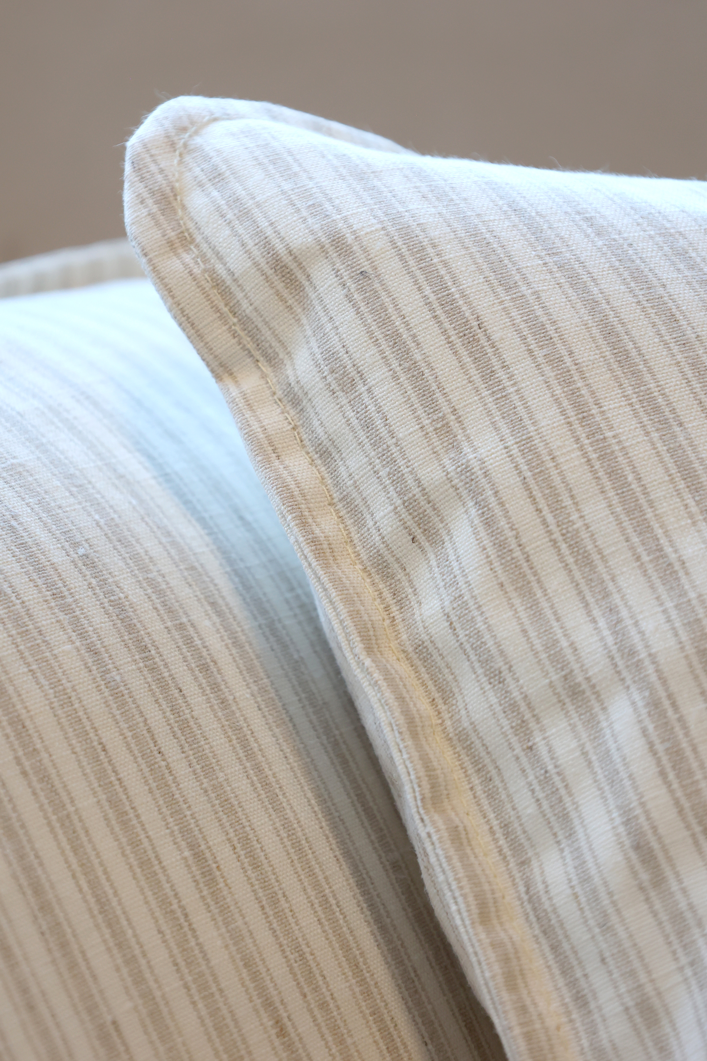 Malo Sofa with 5 cushions - Linen - H75/L220/B95 cm - Cream - 3