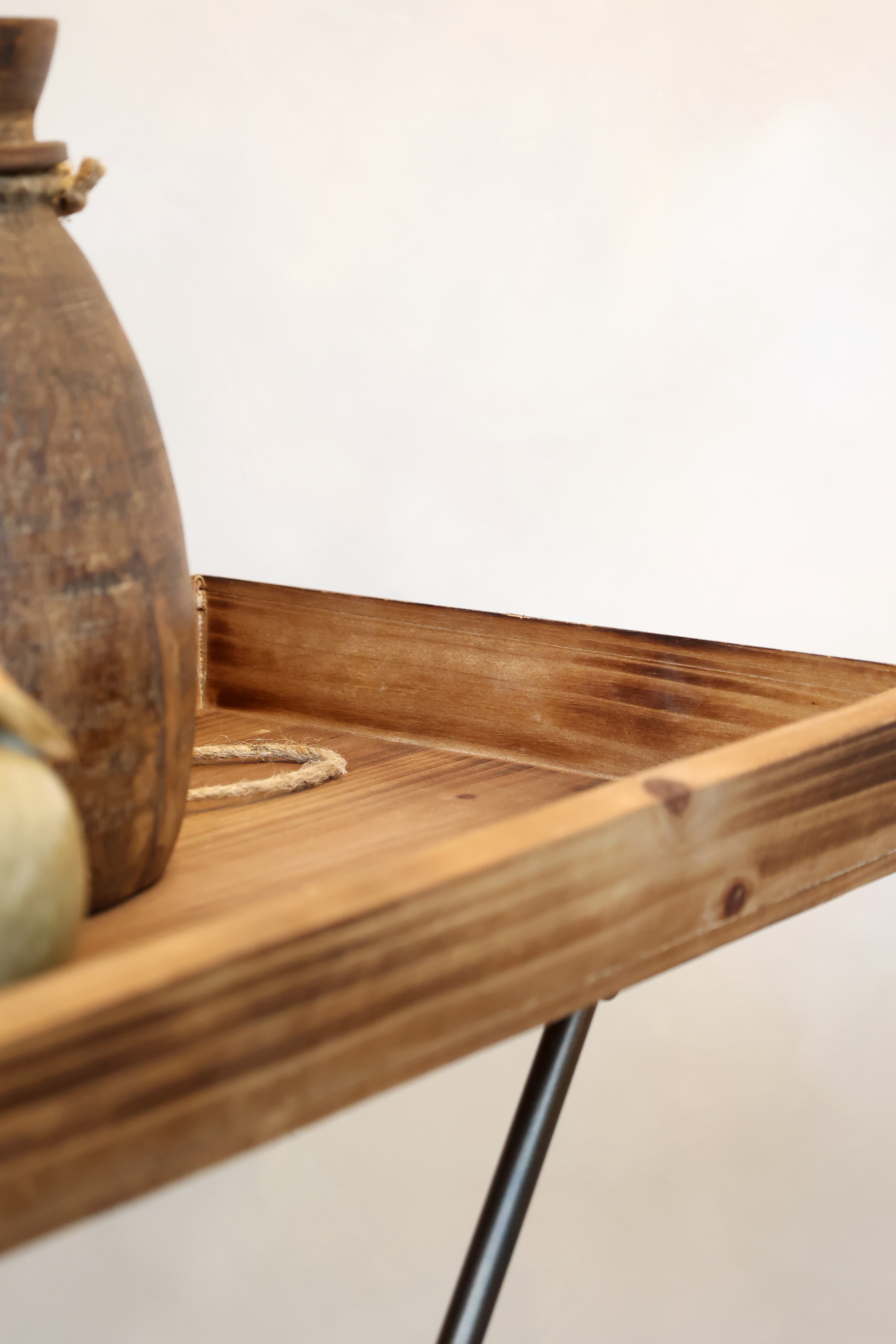 Tray table - H80/L70/W35.5 cm - Natural - 6