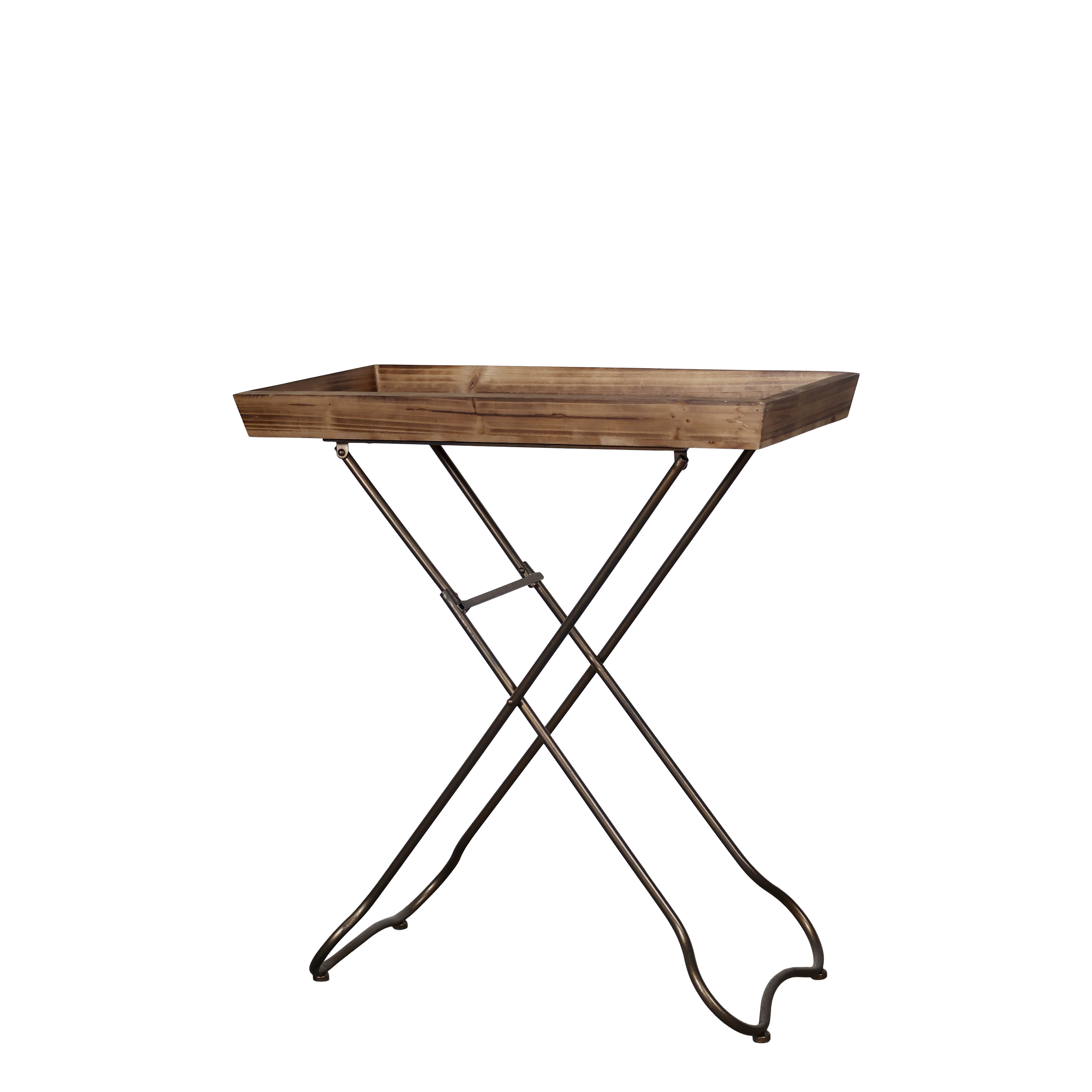 Tray table - H80/L70/W35.5 cm - Natural - 2
