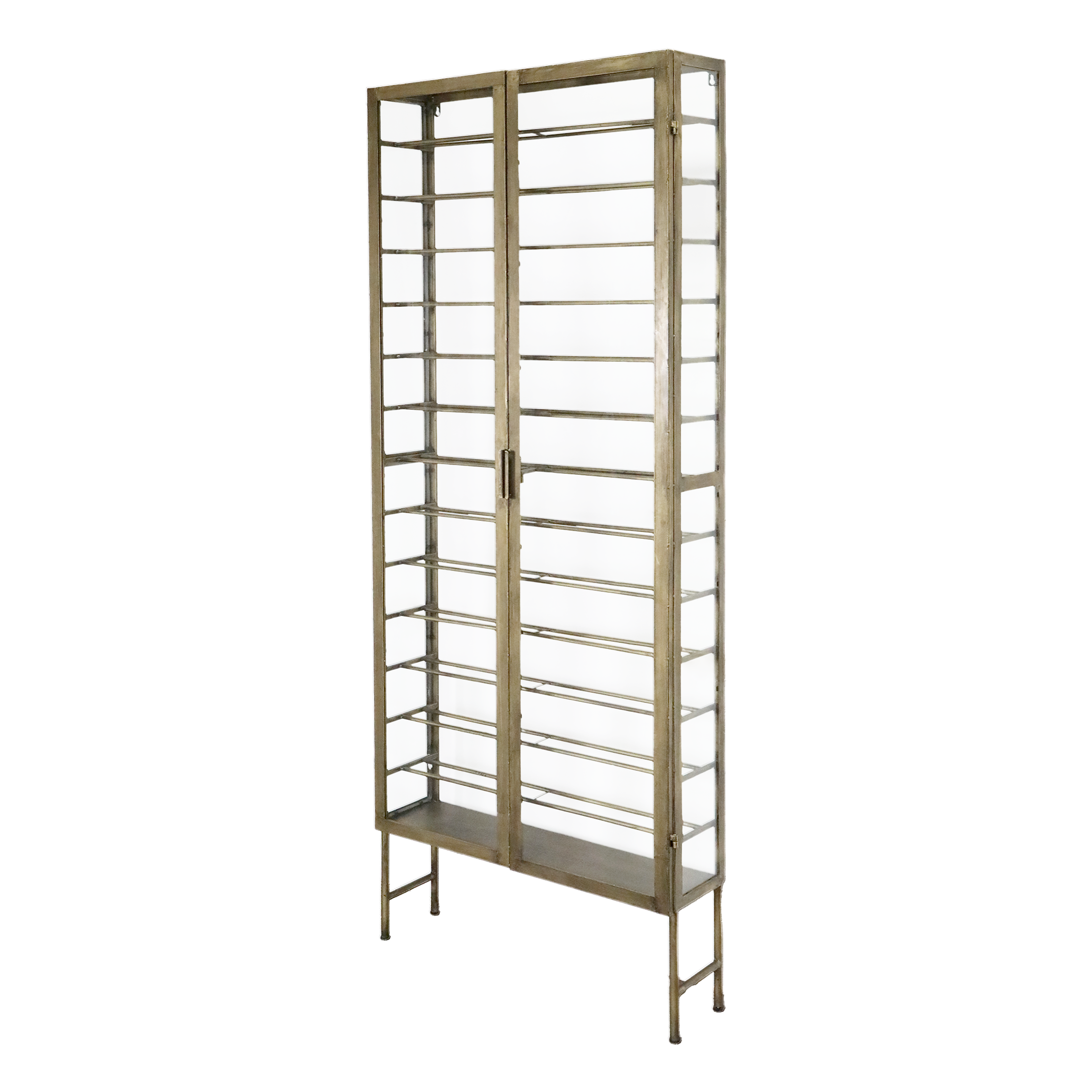 Vinställ - H194/L77/B22 cm - Messing - 2
