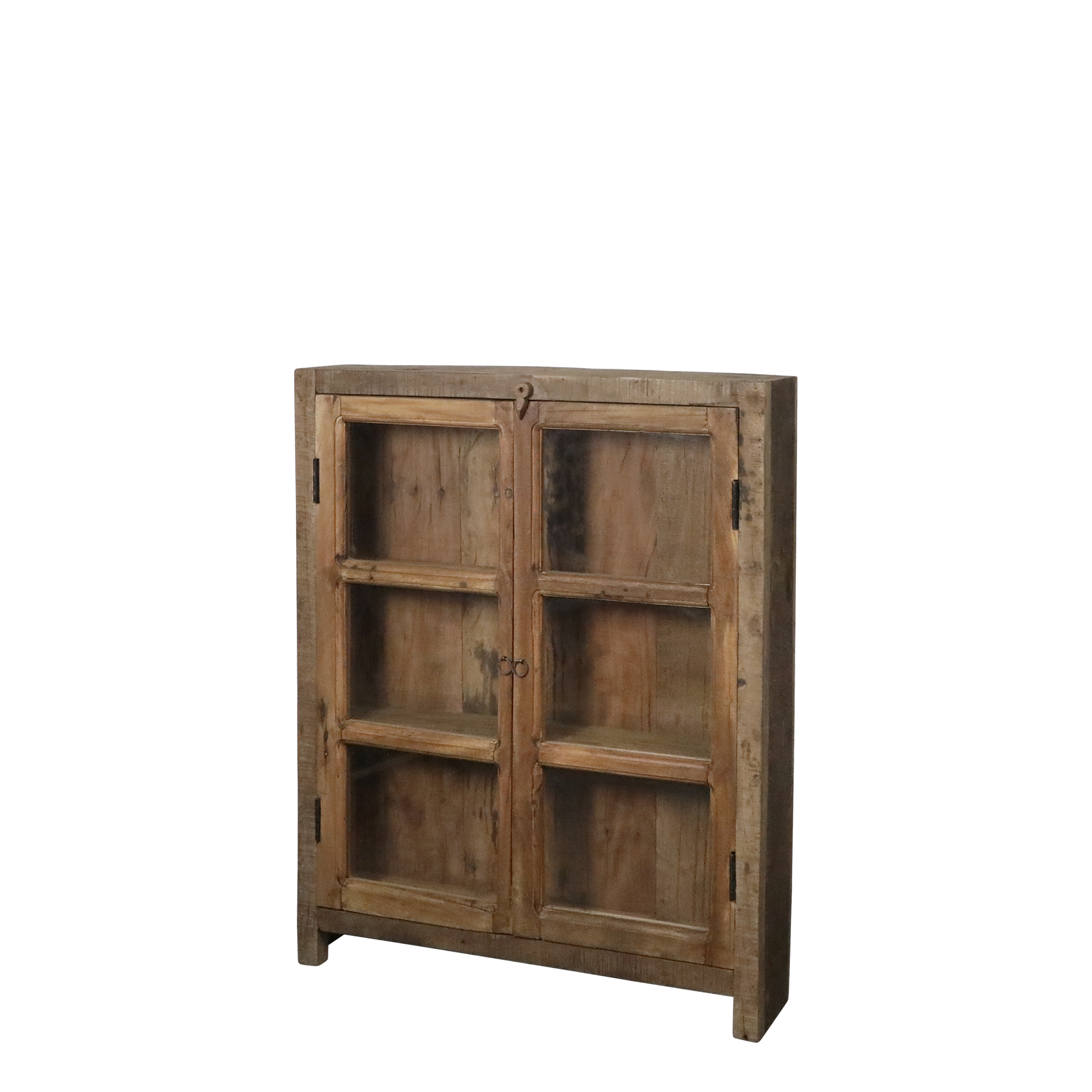 Grimaud Display cabinet - H105/L85/W18 cm - Natural - 2