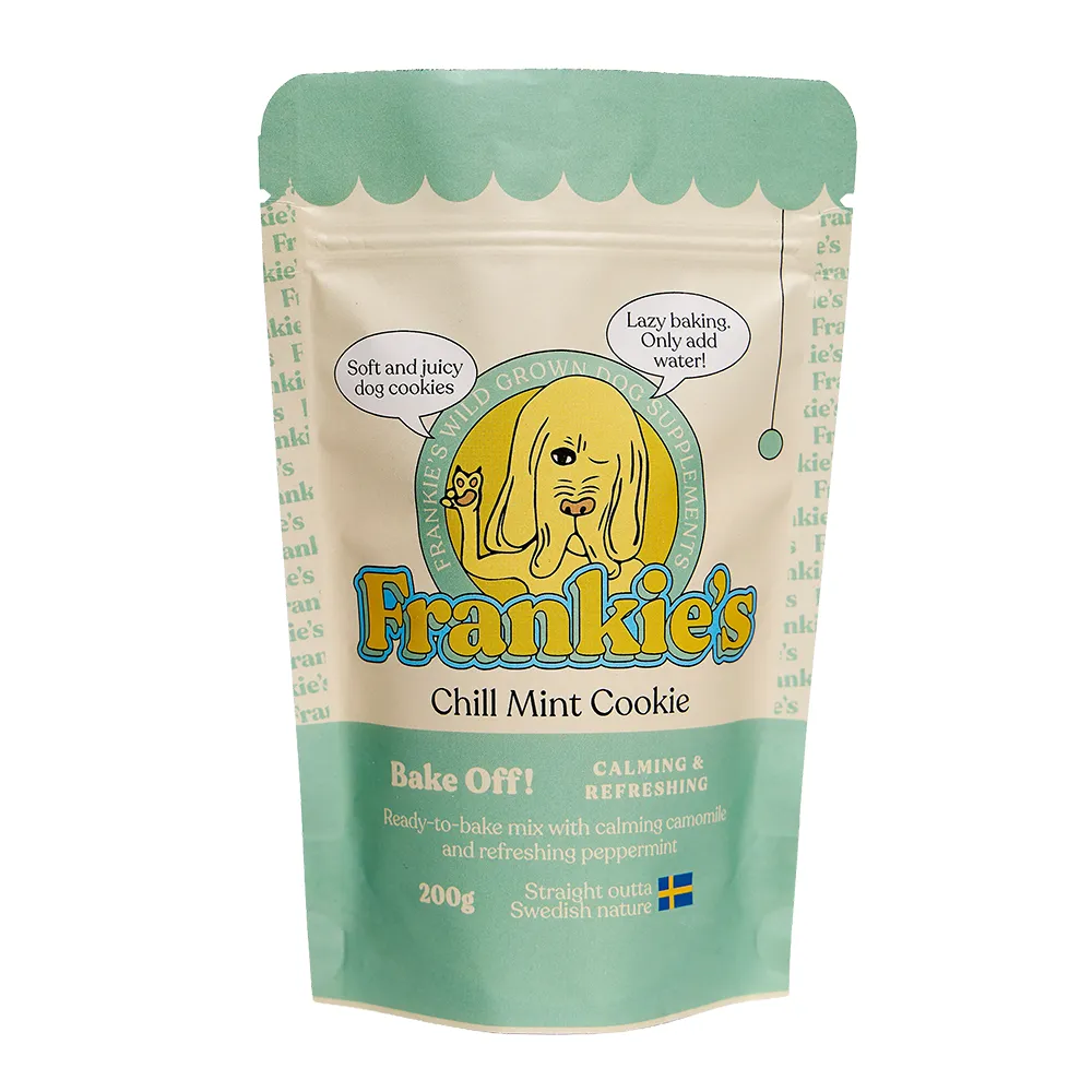 Bakmix kakmix Chill mint cookies till hunden hundkex