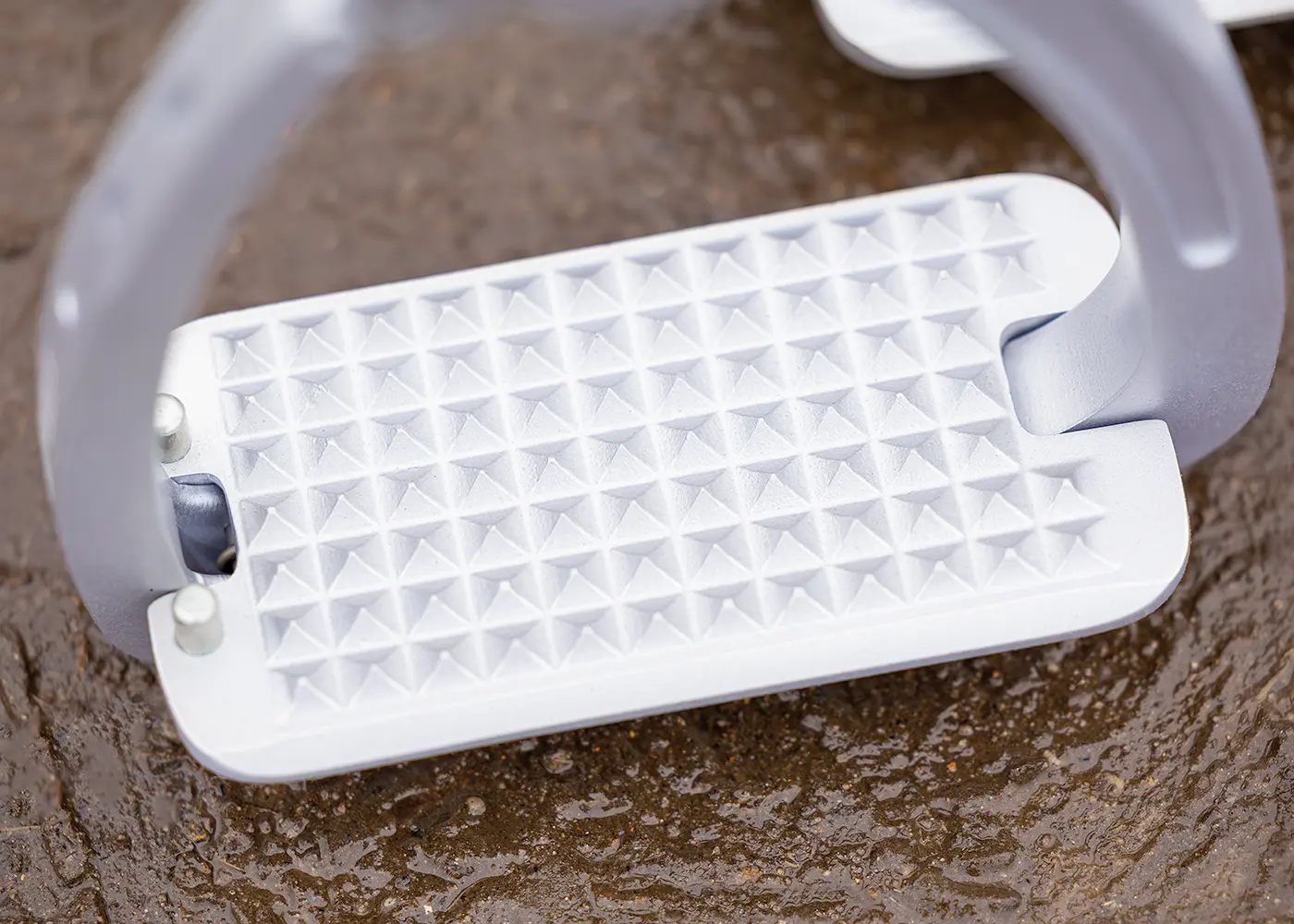 Edix® safety stirrups 360°, silver - 8