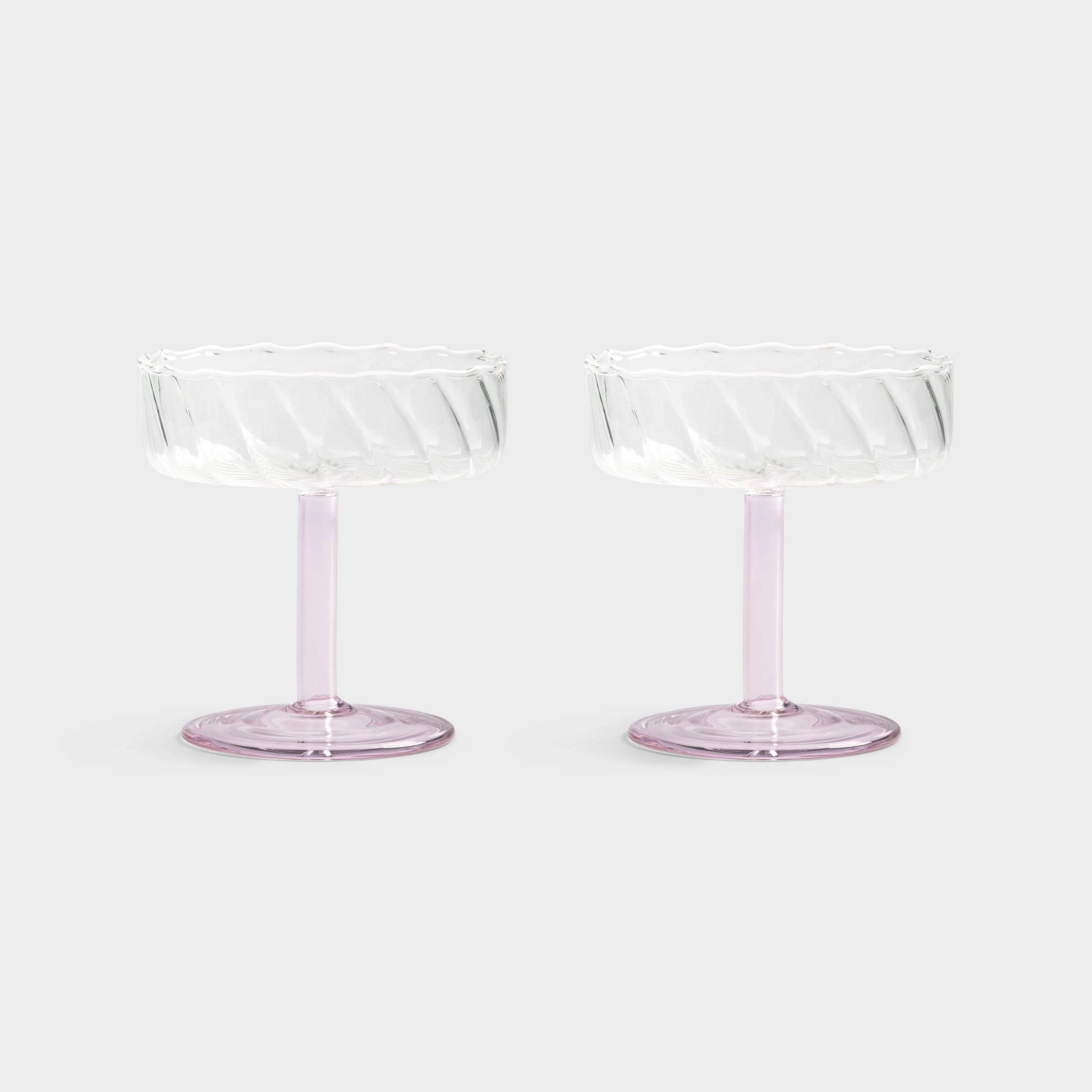 Coupe twirl ljusrosa 2-pack