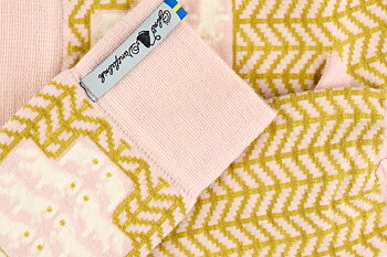 GOTLAND ROSA, CHAUSSETTE EN LAINE MÉRINOS