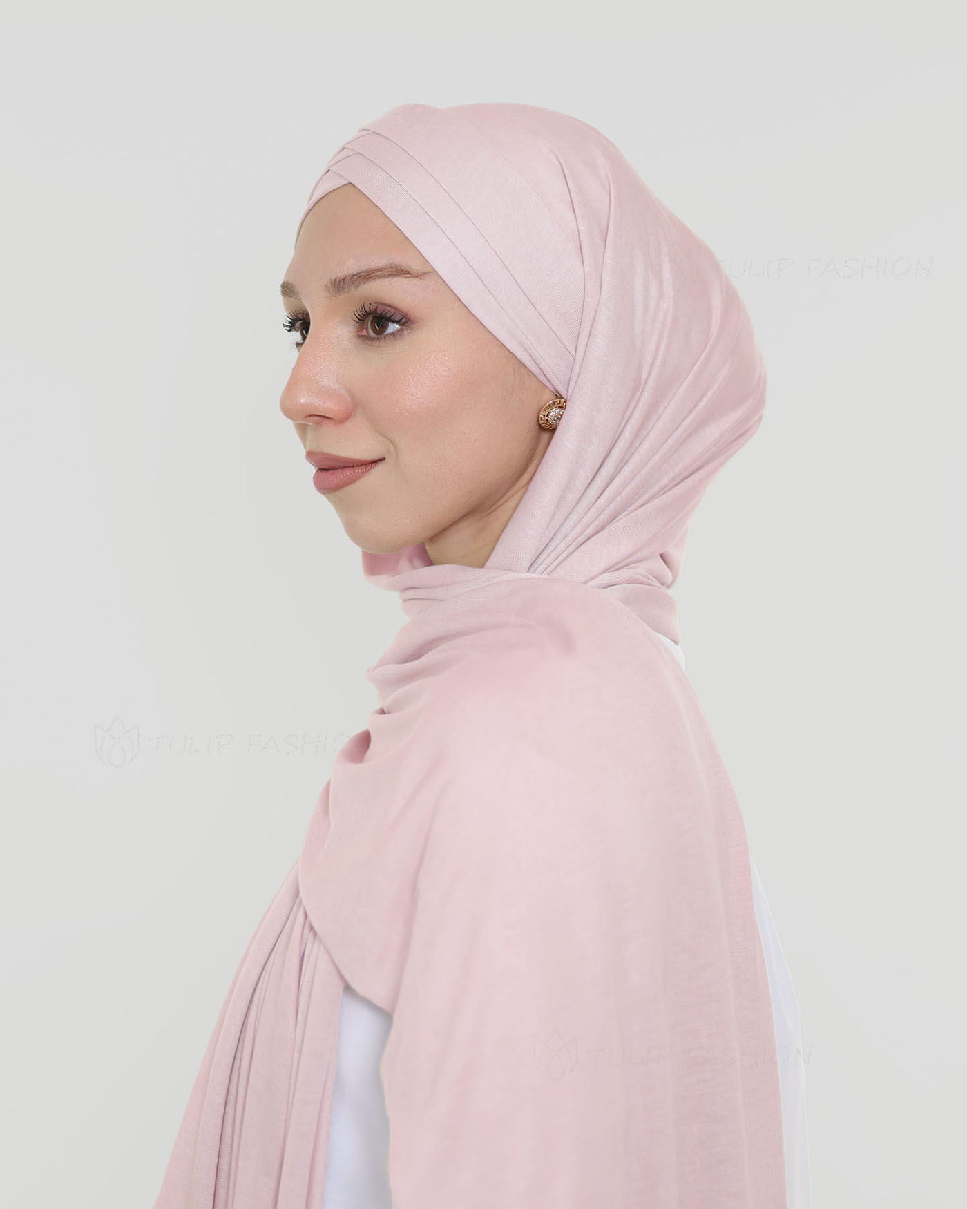 Hijab - Instant Jersey Cross - Blush - 2