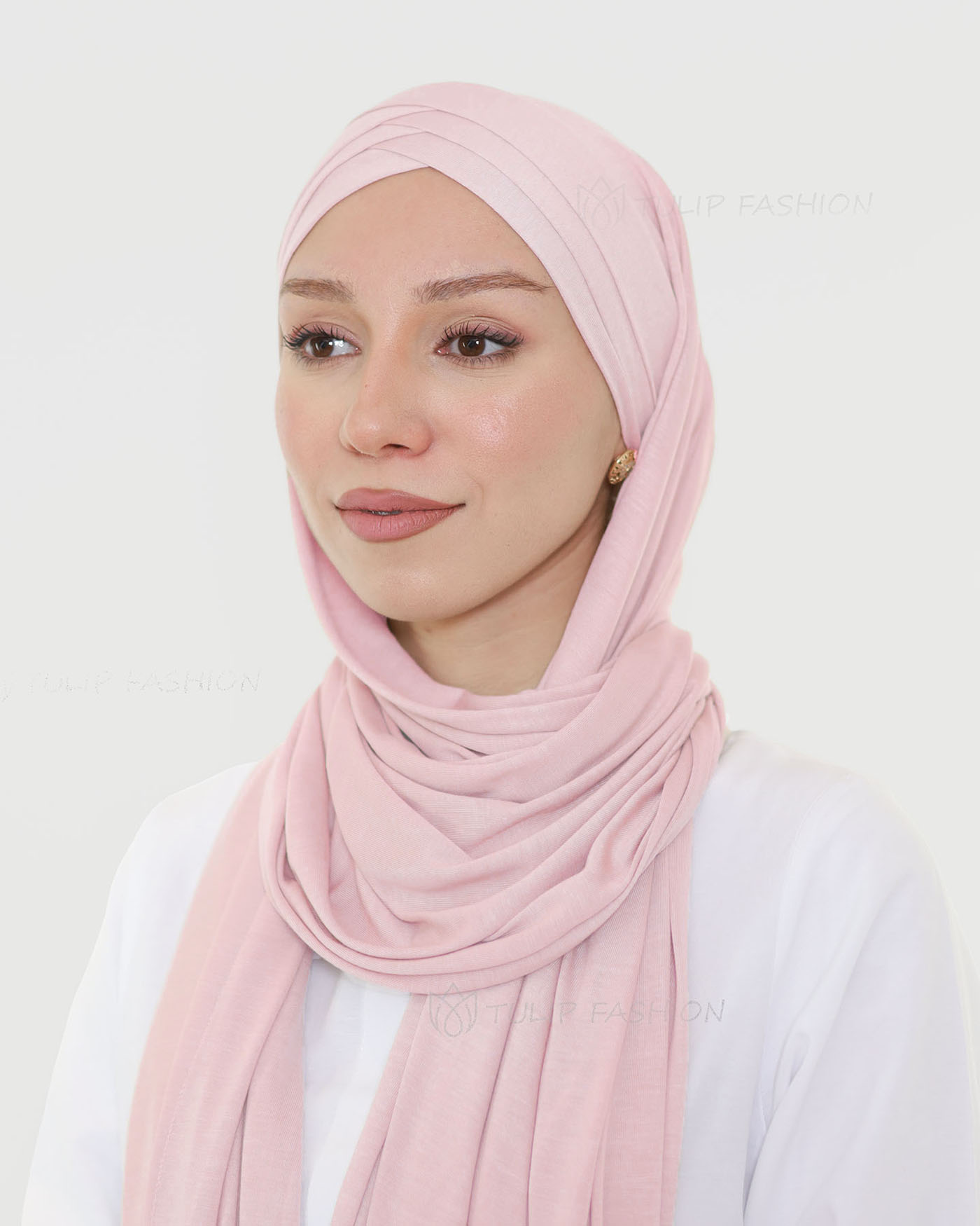 Hijab - Instant Jersey Cross - Blush