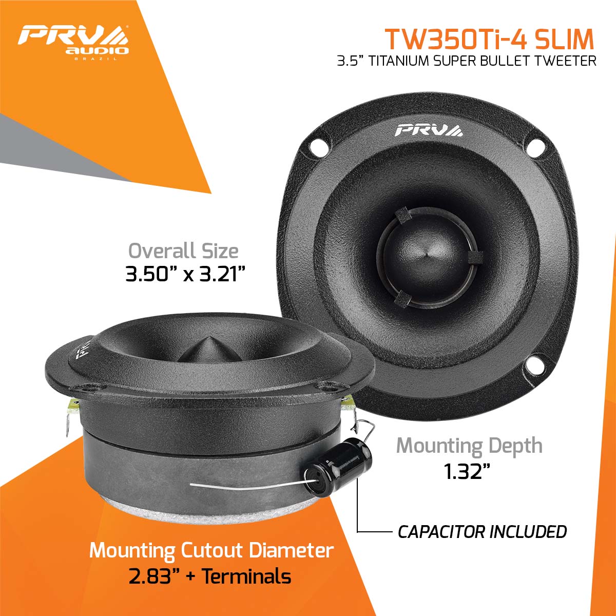PRV Audio TW350Ti-4 SLIM (par) - 4