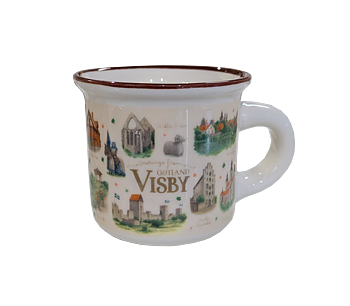 Mugg Visby/Gotland Greetings Liten 12st/frp