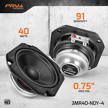 PRV Audio 3MR40-NDY-4 – 3″
