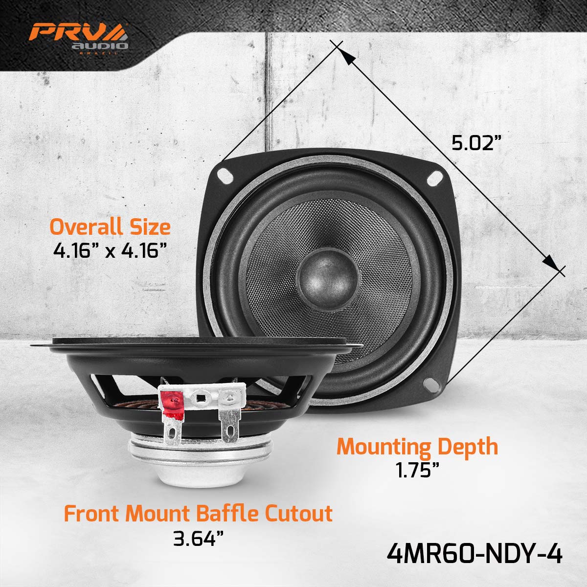 PRV Audio 4MR60-NDY-4 - 4