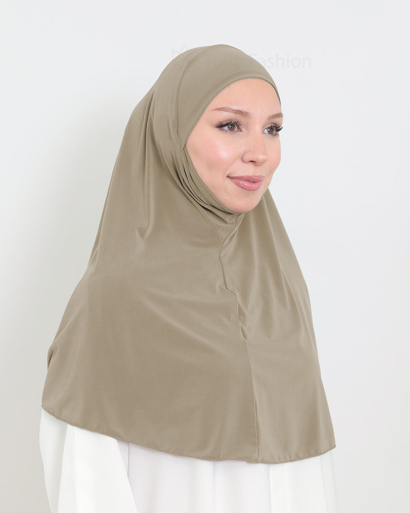 Hijab - Al Amira X-Large Lycra - Cacao Brown - 2