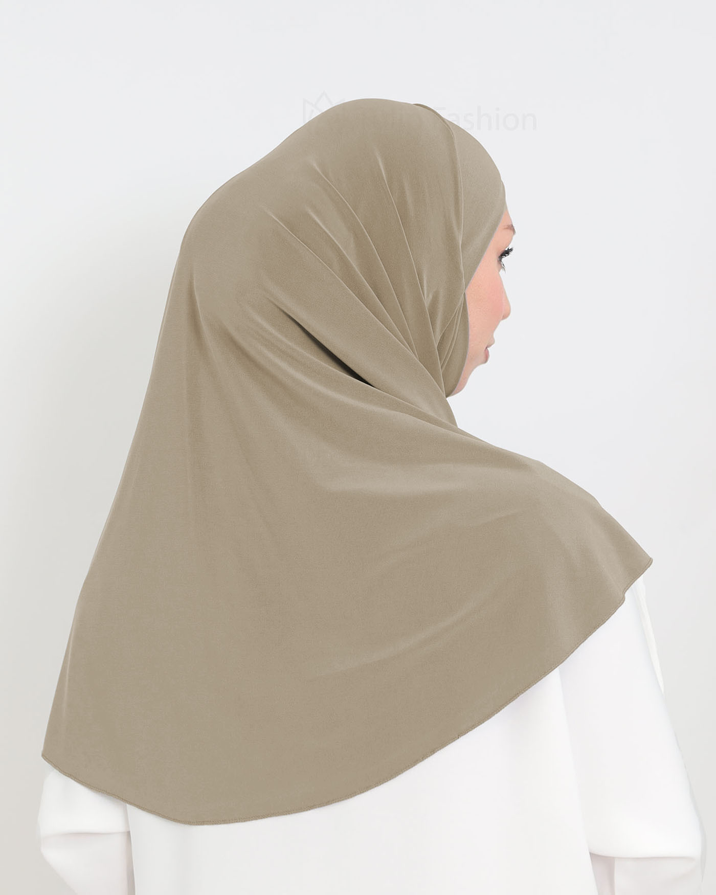 Hijab - Al Amira X-Large Lycra - Cacao Brown - 3