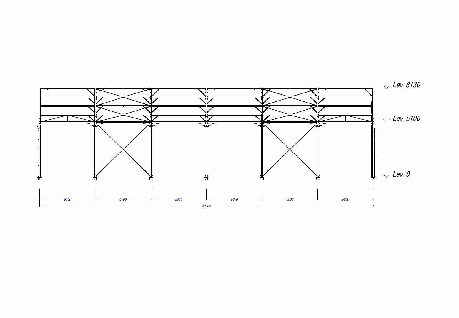Teräsrunkoinen peltihalli  15x30 metriä - 4
