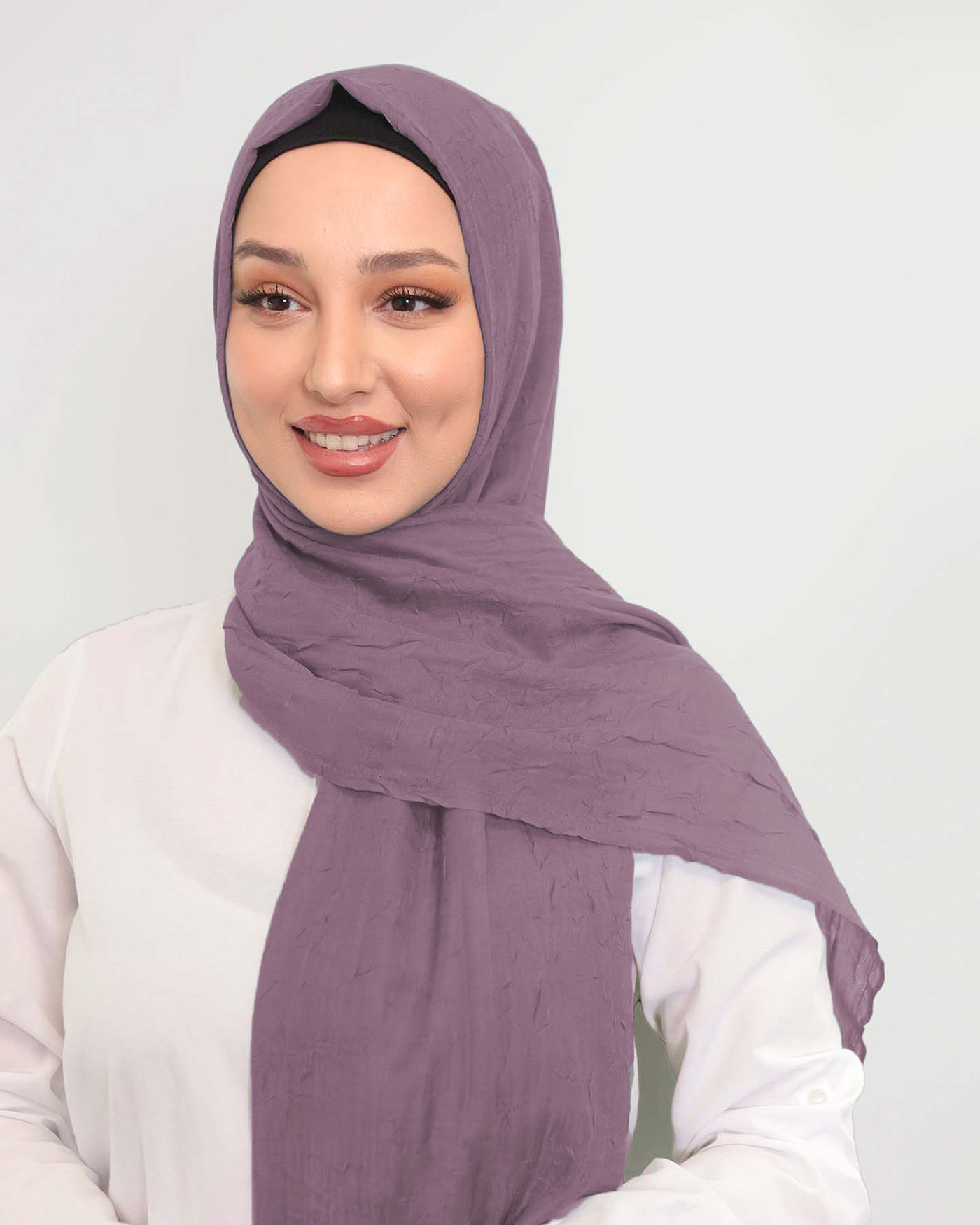 Hijab - Crinkle Woven - Mauve