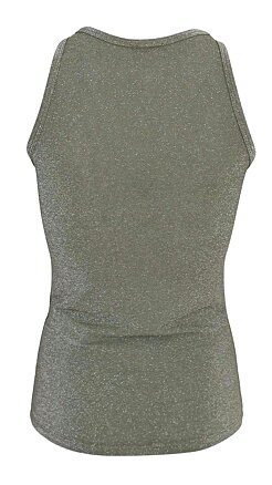 Faye lurex linne -  Olive