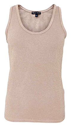 Faye lurex linne -  Golden taupe