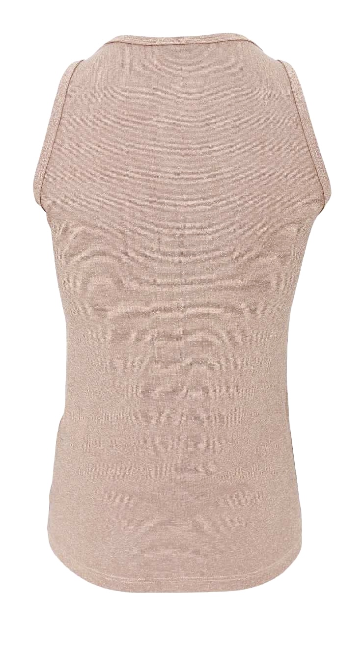 Faye lurex linne -  Golden taupe - 2
