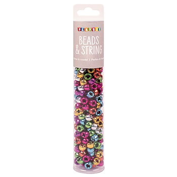 Pony beads metallic, 250 st.