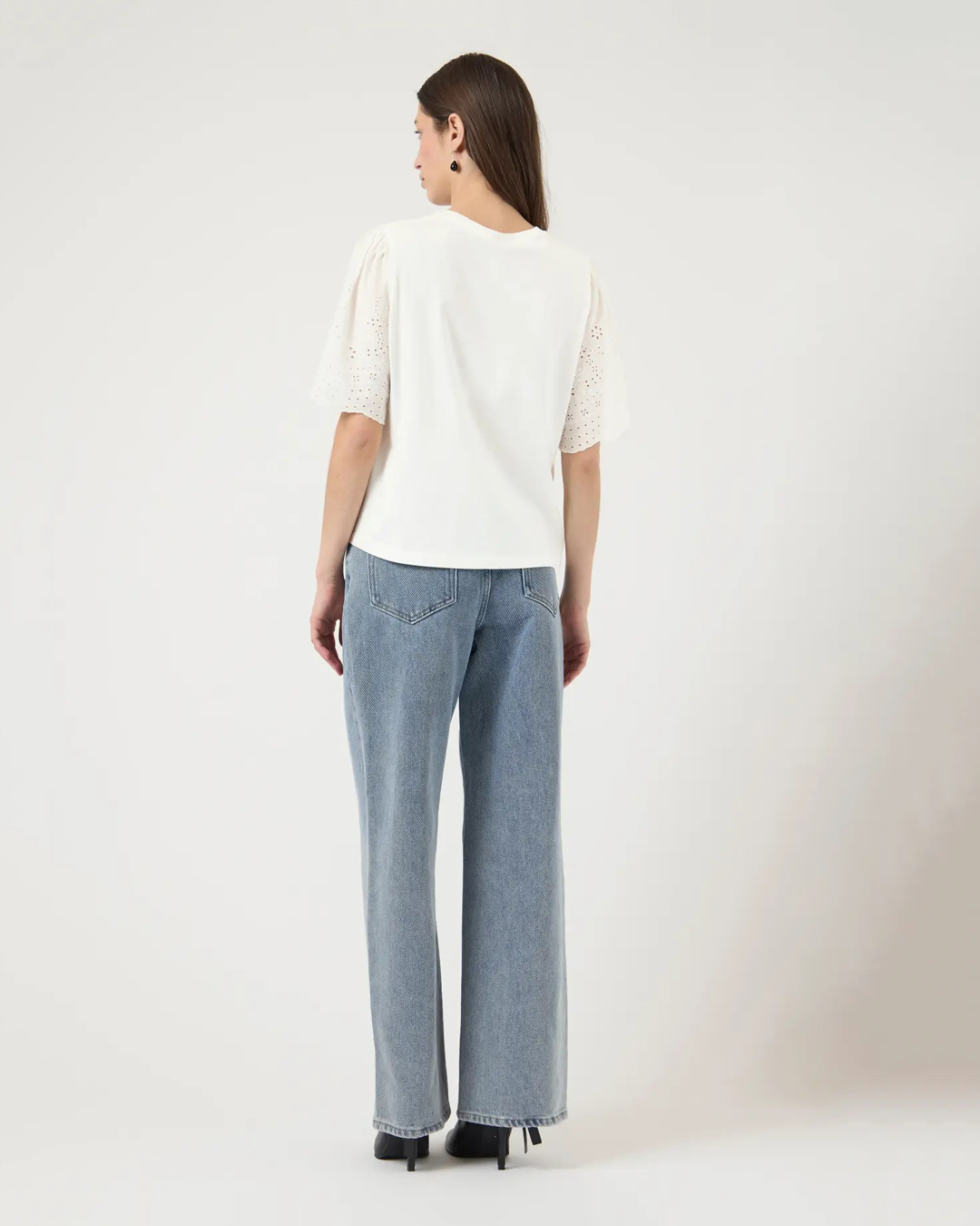 Topp Lex genombrutna ärmar offwhite - 4