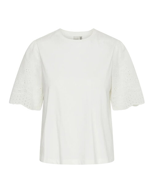 Topp Lex genombrutna ärmar offwhite - 5