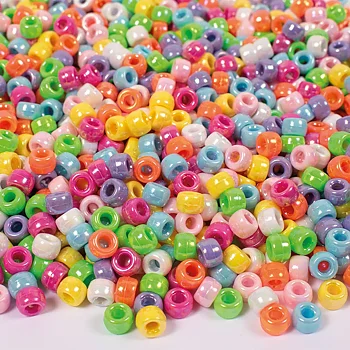 Pony beads pärlemor, 250 st.