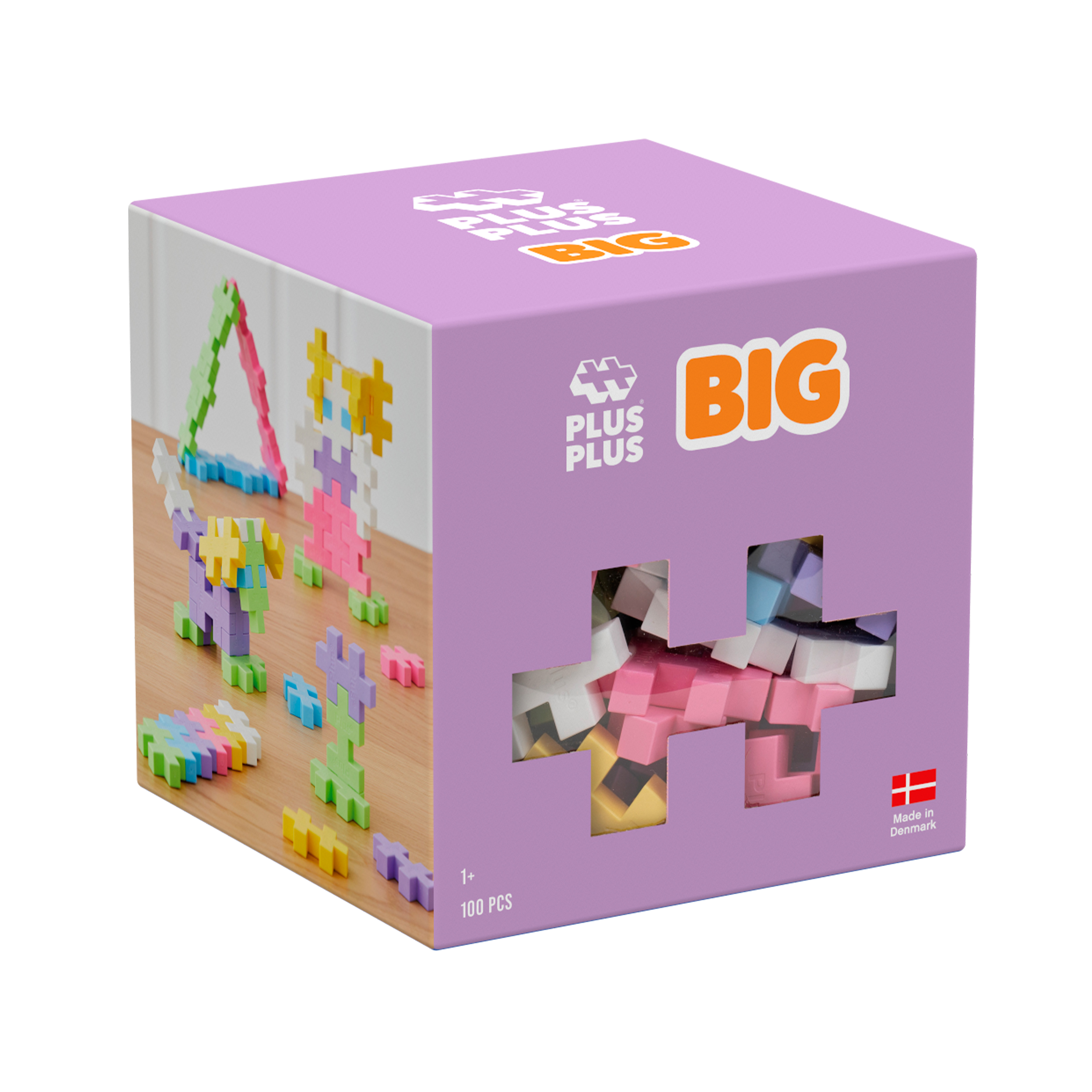 Plus-Plus BIG Pastel Mix / 100 bitar - 2