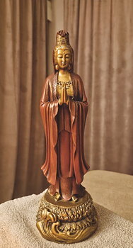Kuan Yin "Standing namaste"