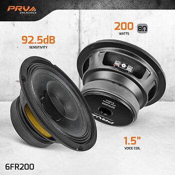 PRV Audio 6FR200