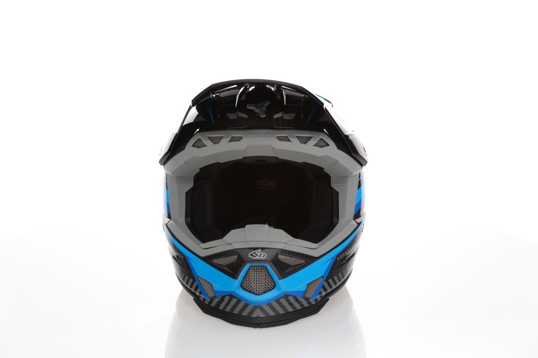 6D ATR-3 Solid Helmet FIM, Matte Black - 4