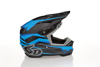 6D ATR-3 Solid Helmet FIM, Matte Black