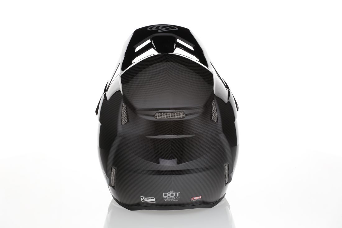 6D ATR-3 Solid Helmet FIM, Gloss Black - 2