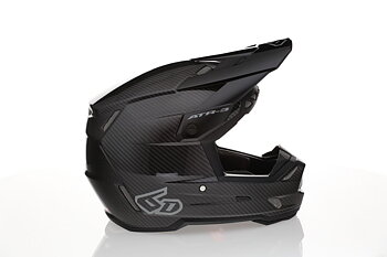 6D ATR-3 Solid Helmet FIM, Gloss Black