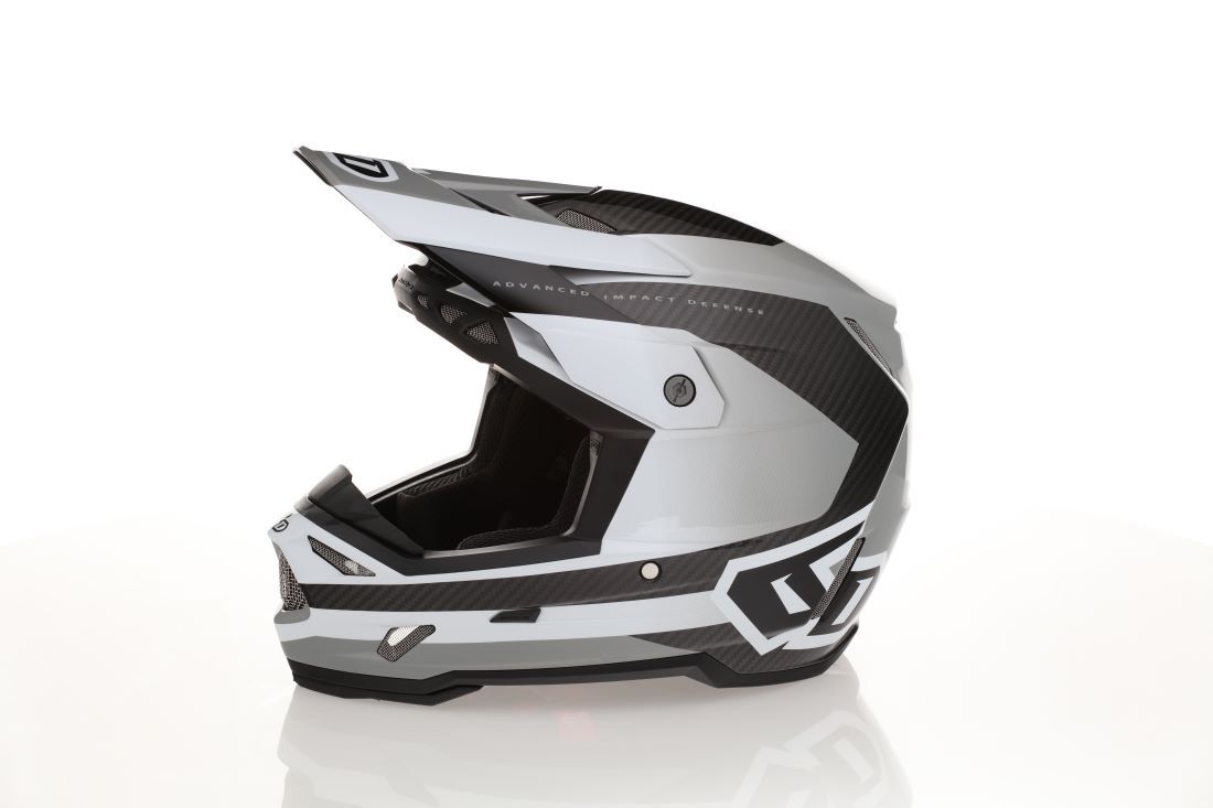 6D ATR-3 Pure Helmet FIM, Gloss White - 3