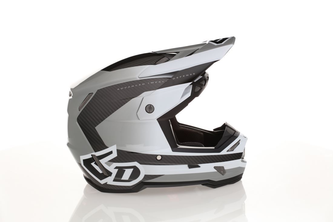 6D ATR-3 Pure Helmet FIM, Gloss White