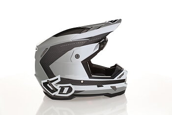 6D ATR-3 Pure Helmet FIM, Gloss White