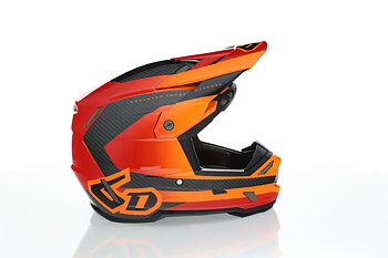 6D ATR-3 Pure Helmet FIM, Gloss Orange