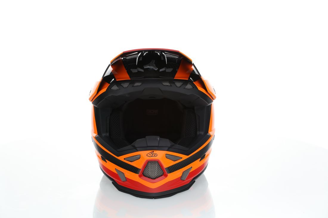 6D ATR-3 Pure Helmet FIM, Gloss Orange - 4