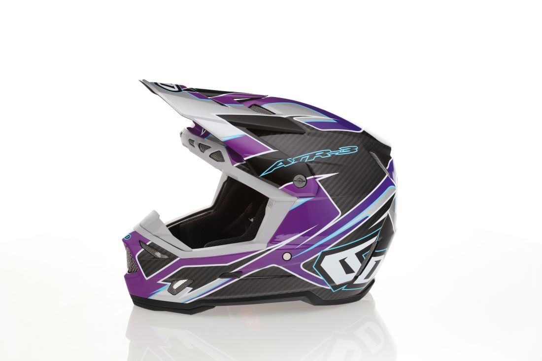 6D ATR-3 Reflex Helmet FIM, Purple - 3