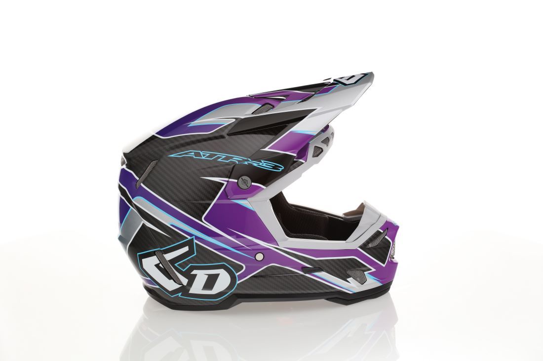 6D ATR-3 Reflex Helmet FIM, Purple