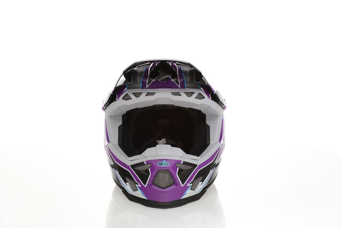6D ATR-3 Reflex Helmet FIM, Purple - 4