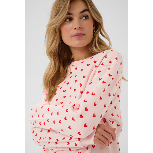 Pammaz sweatshirt / ljusrosa 