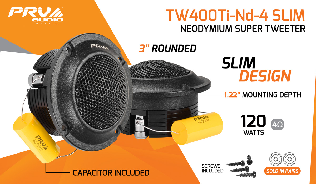 PRV Audio TW400Ti-Nd-4 SLIM PAR - 8