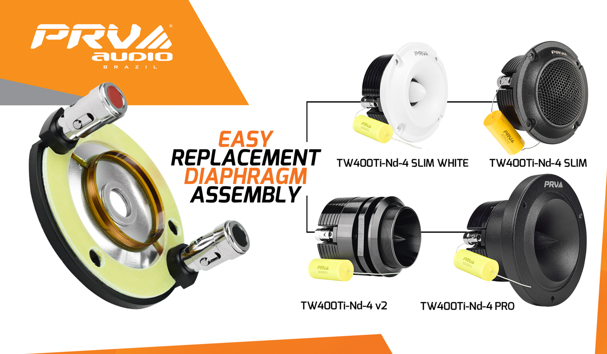 PRV Audio TW400Ti-Nd-4 SLIM PAR - 10